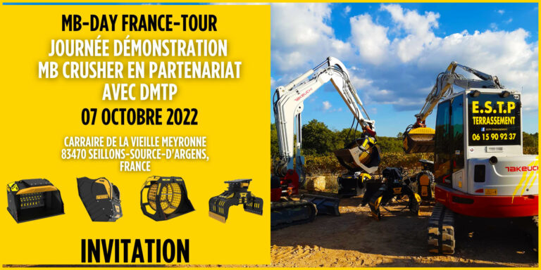 MB CRUSHER – DEMONSTRATION (MB-DAY FRANCE-TOUR 07 OCT 2022)