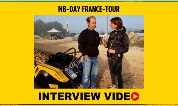interview MB-DAY FRANCE TOUR - MB CRUSHER - ESTP terrassement - Frederic AUBERT - terrassier à Saint maximin la sainte baume Seillons Source d Argens 83470 - vignette